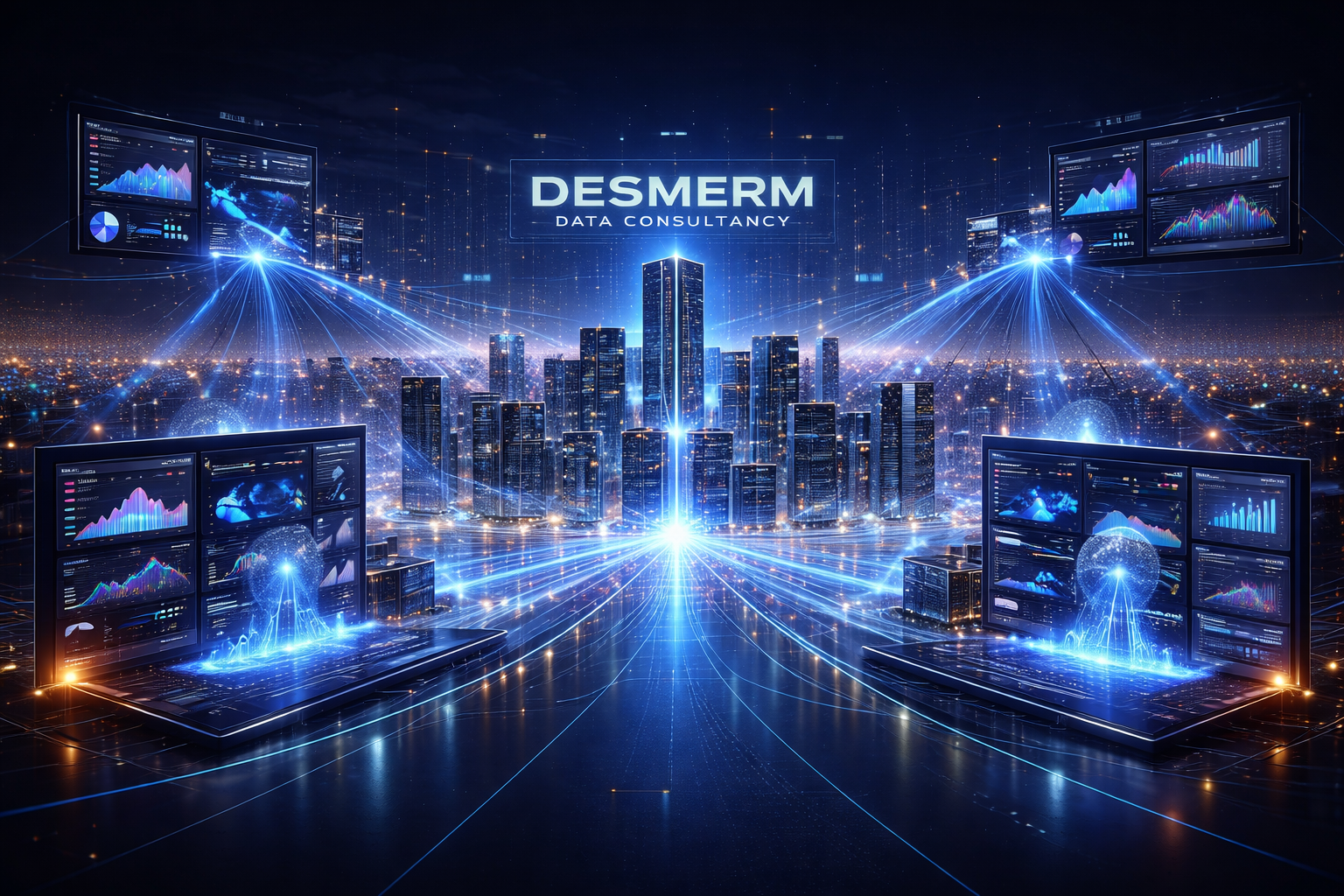 Desmerm Data Consultancy team and analytics workspace